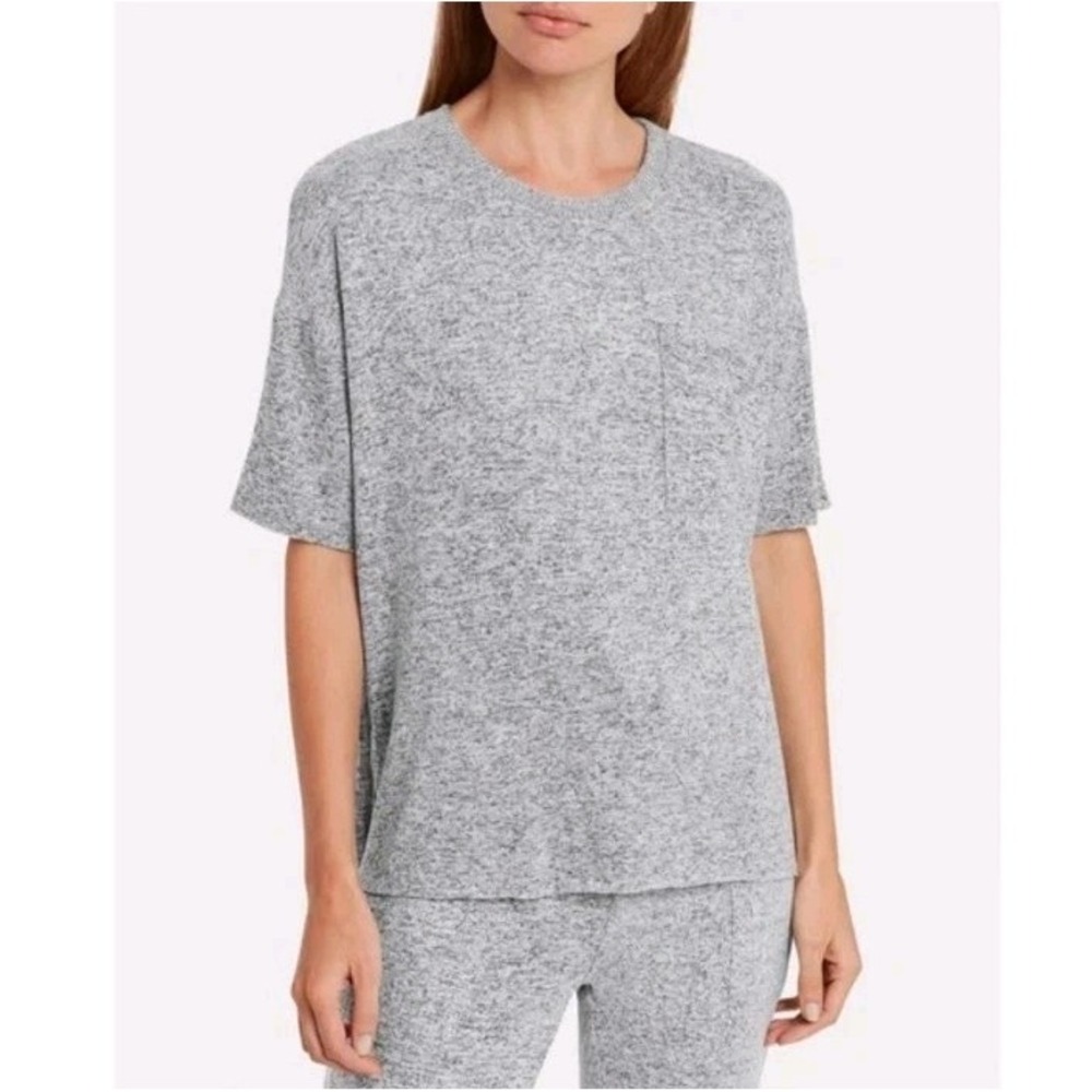 Rails Women's XS Small Gray Micah Melange Gray T Shirt Shorts Outfit Set Capsule